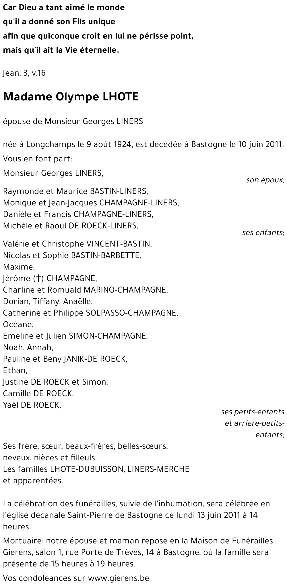 Olympe LHOTE