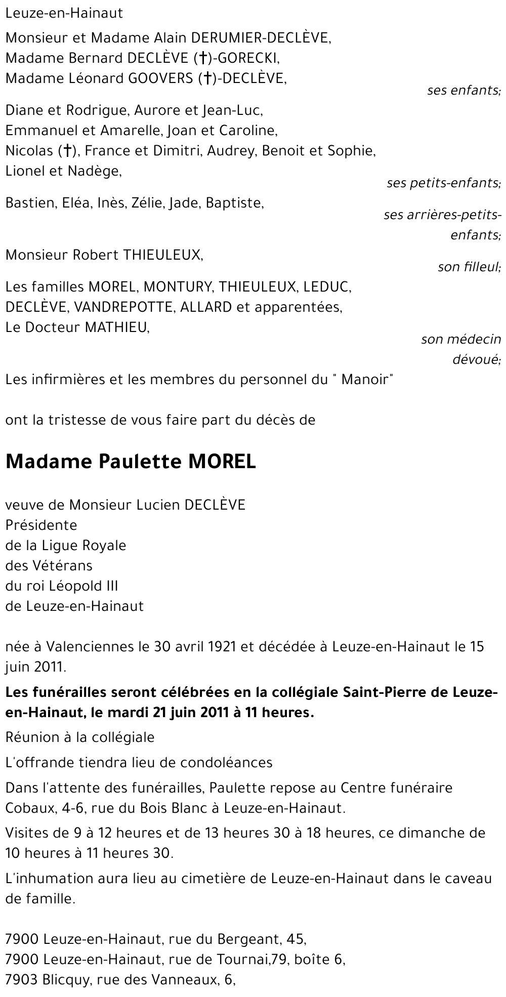 Paulette Morel