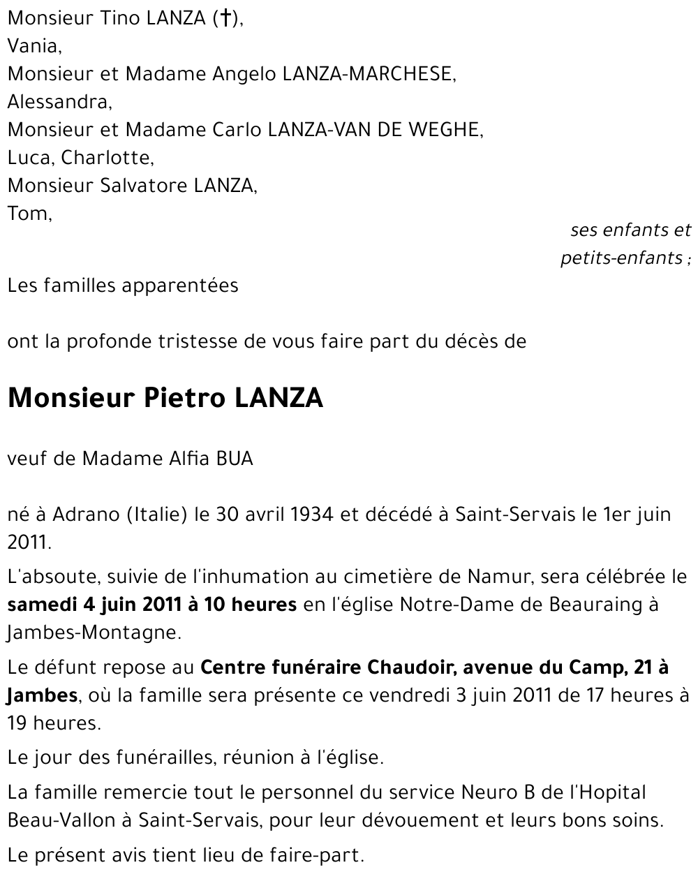 Pietro LANZA