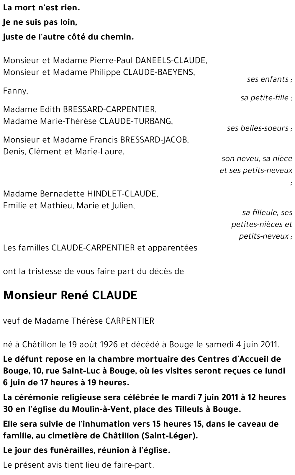 René CLAUDE