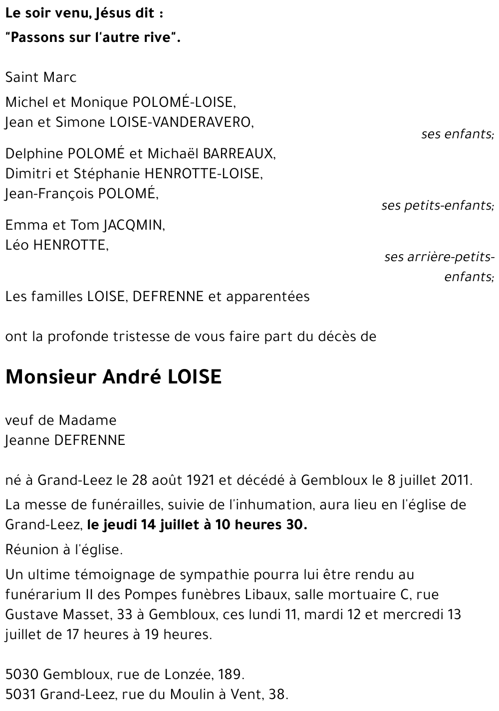 André LOISE