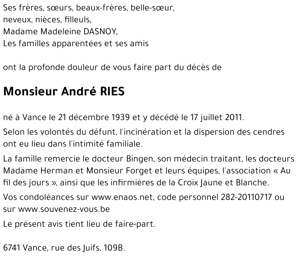 André RIES