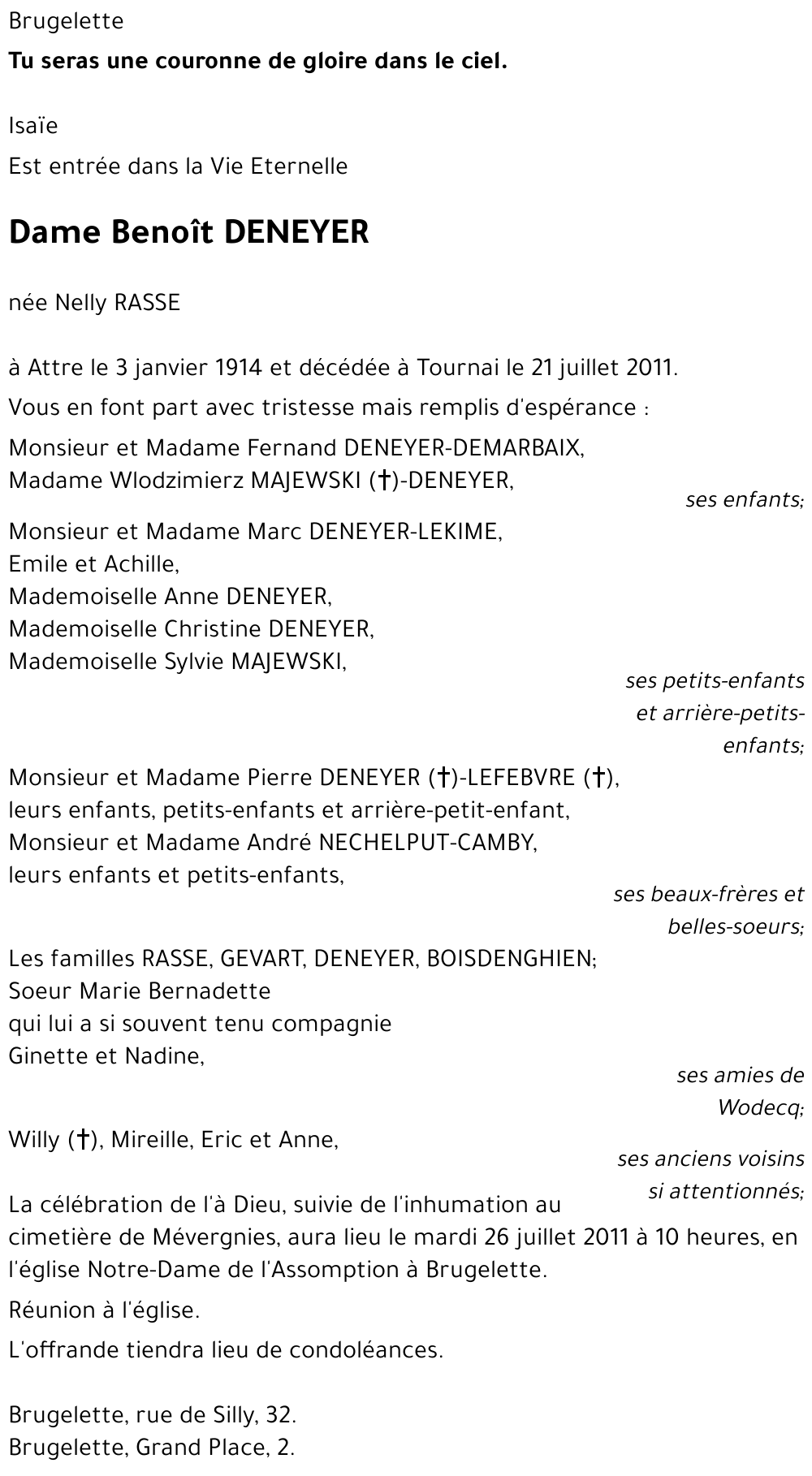 Benoît DENEYER