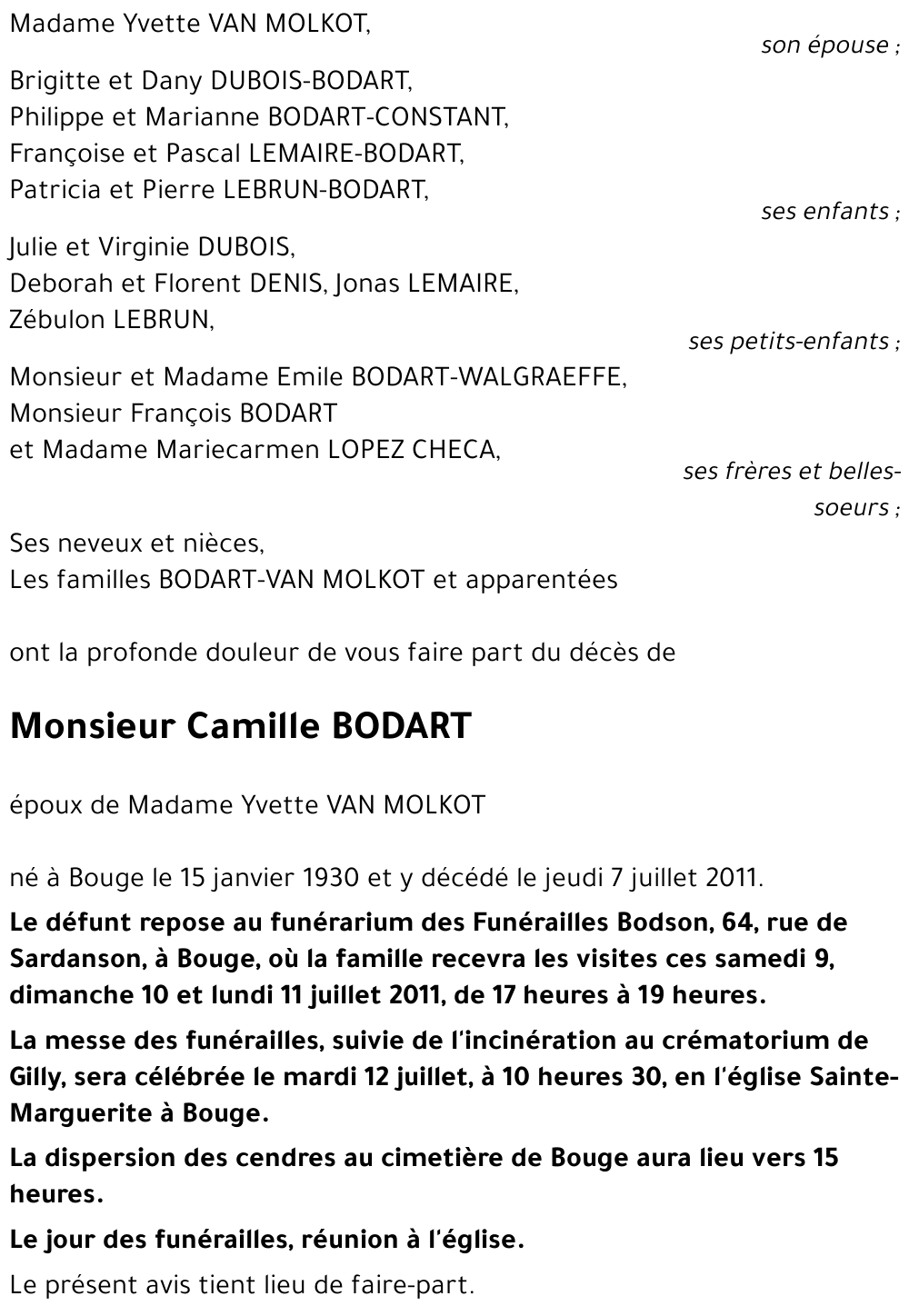 Camille BODART