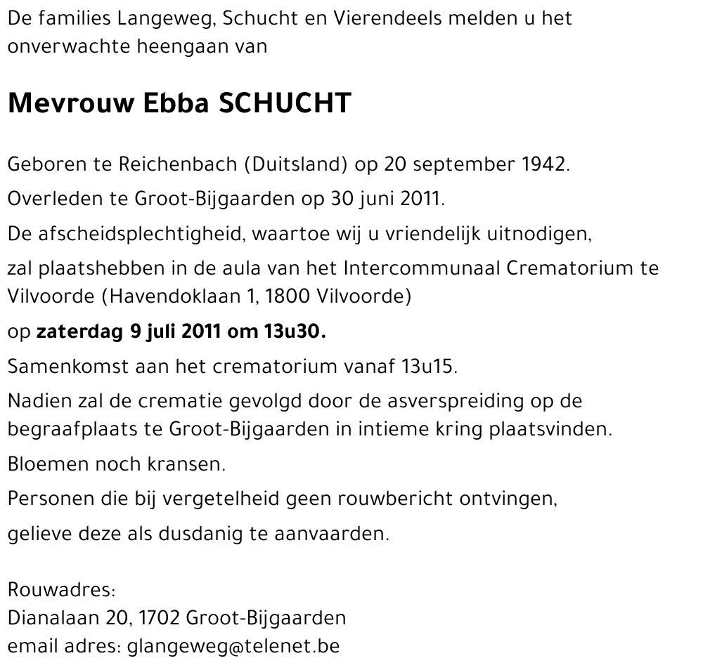 Ebba SCHUCHT