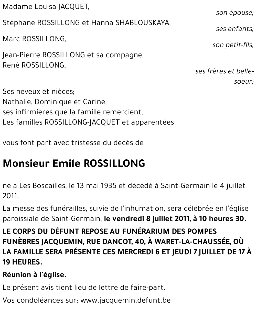 Emile ROSSILLONG
