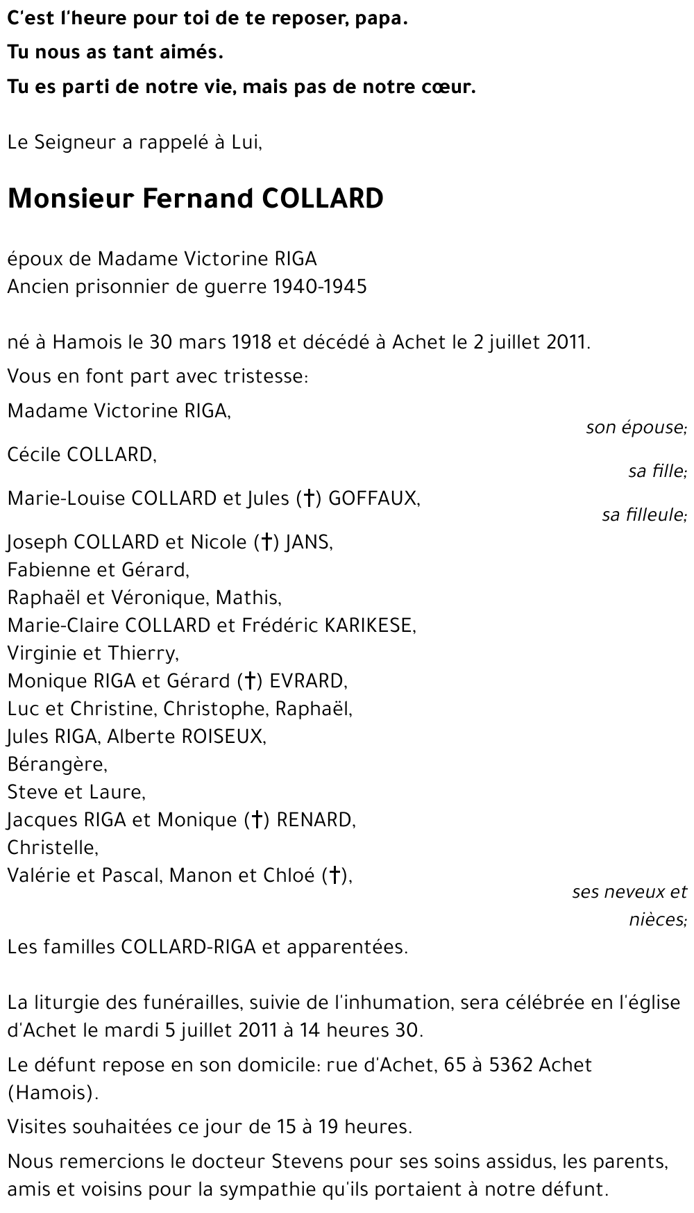 Fernand COLLARD