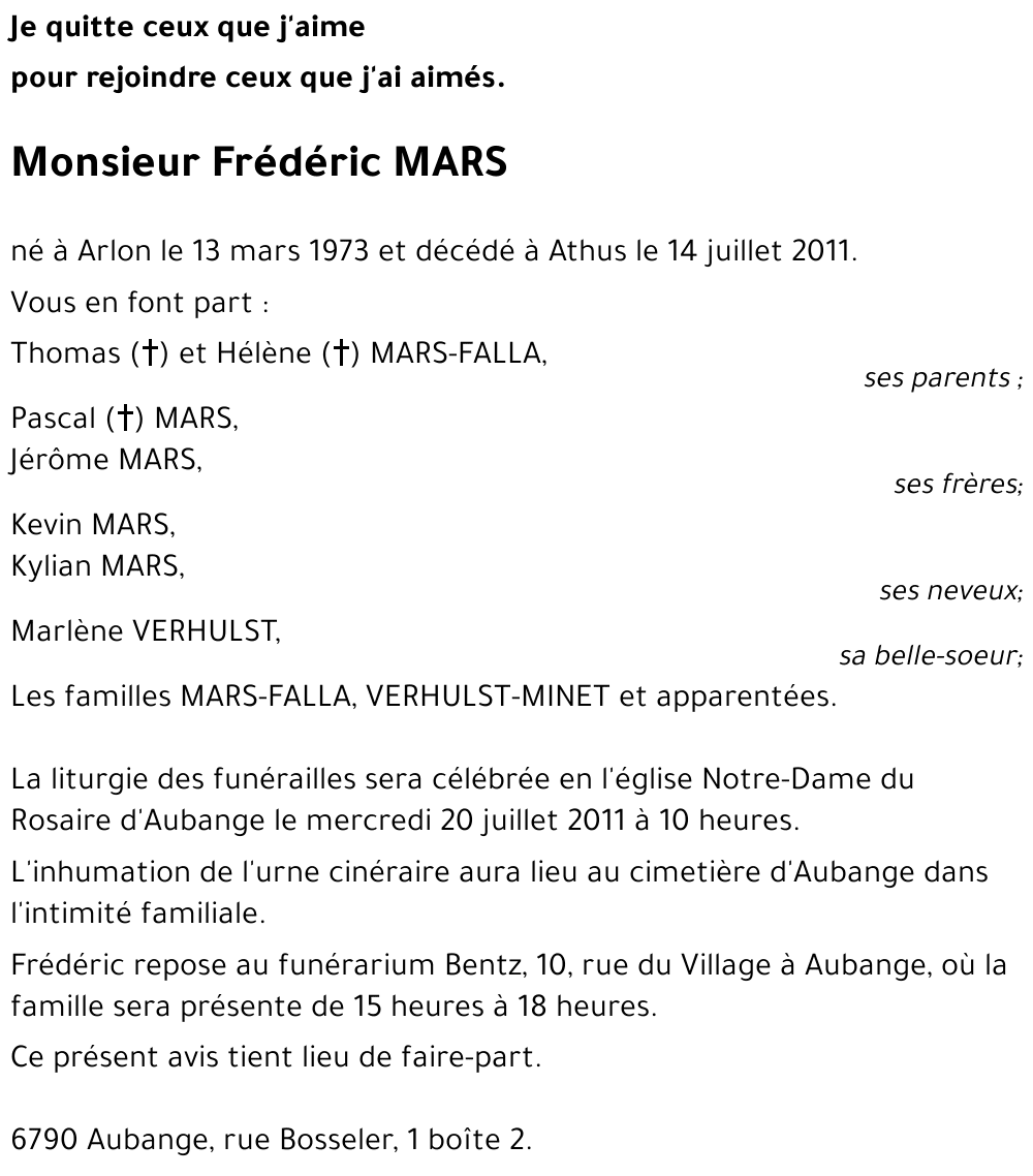 Frédéric MARS