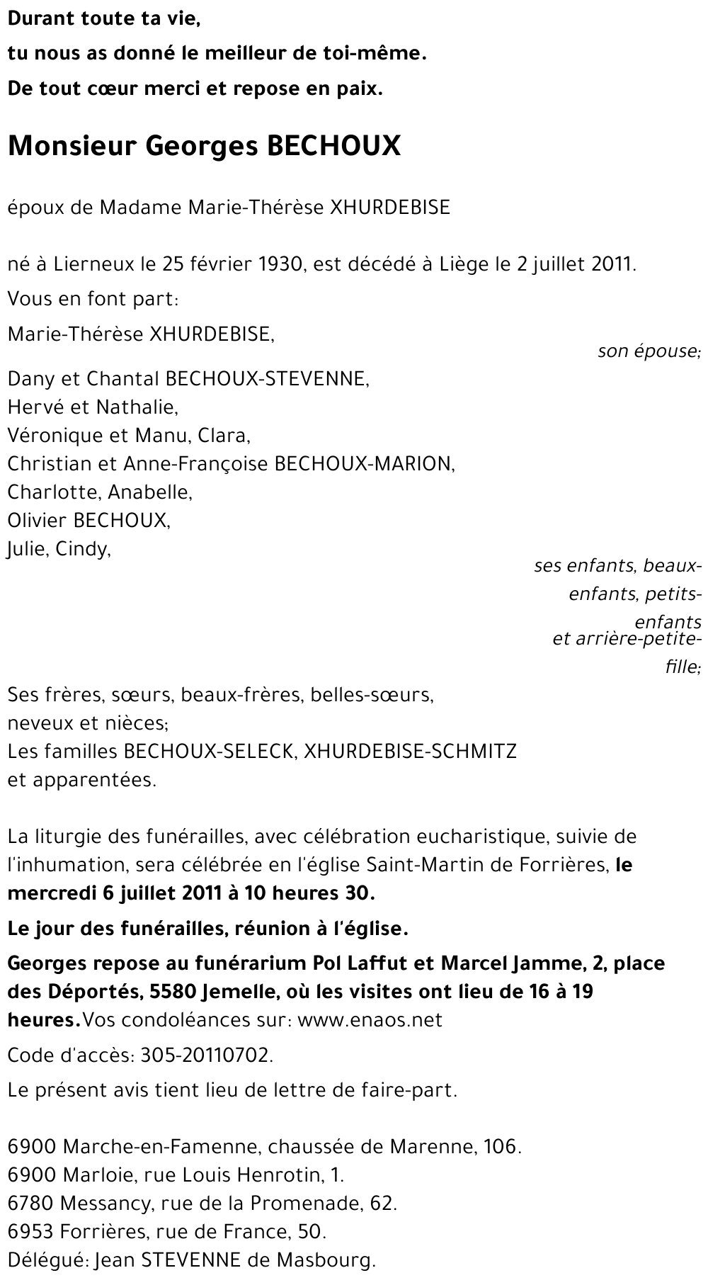 Georges BECHOUX