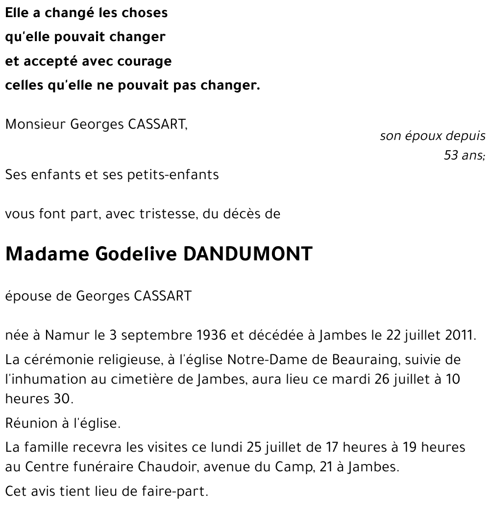 Godelive DANDUMONT