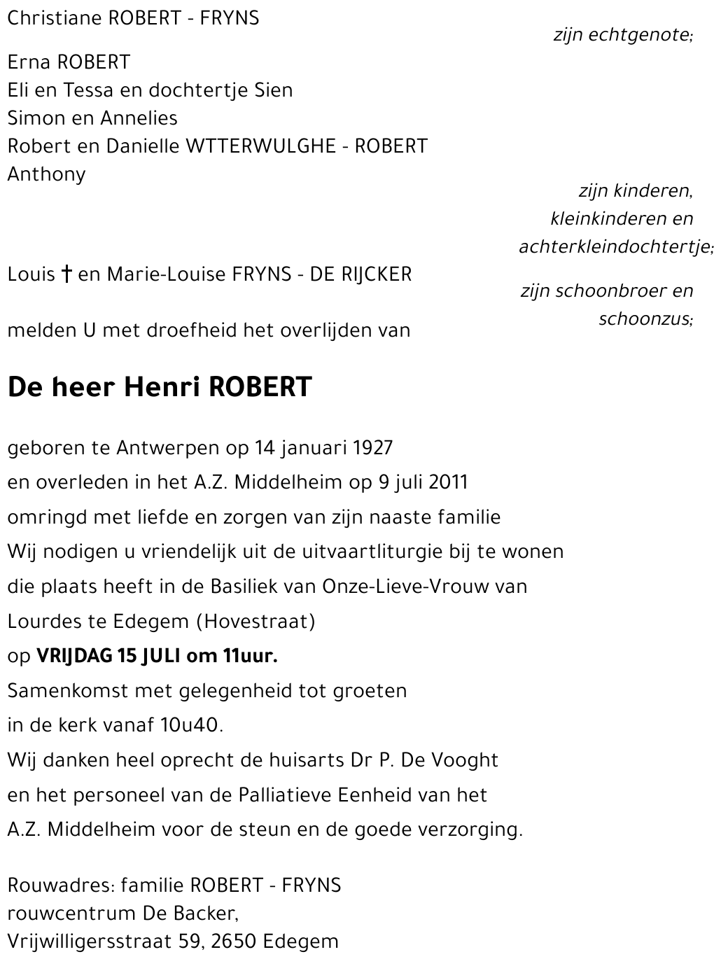 Henri ROBERT
