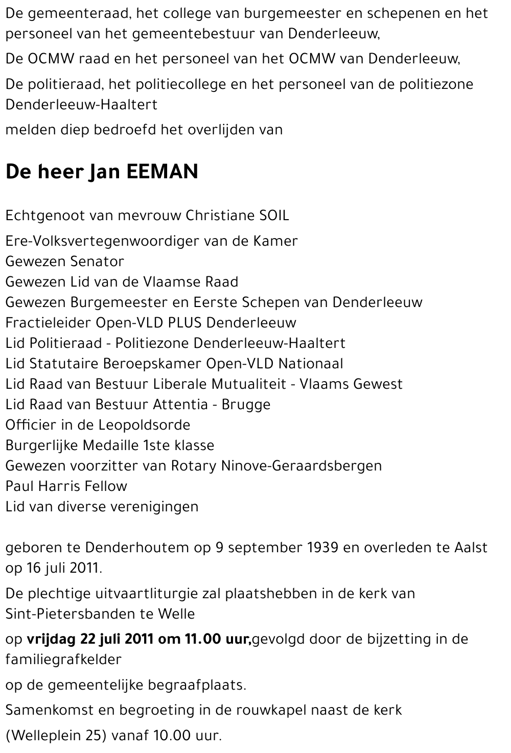 Jan EEMAN