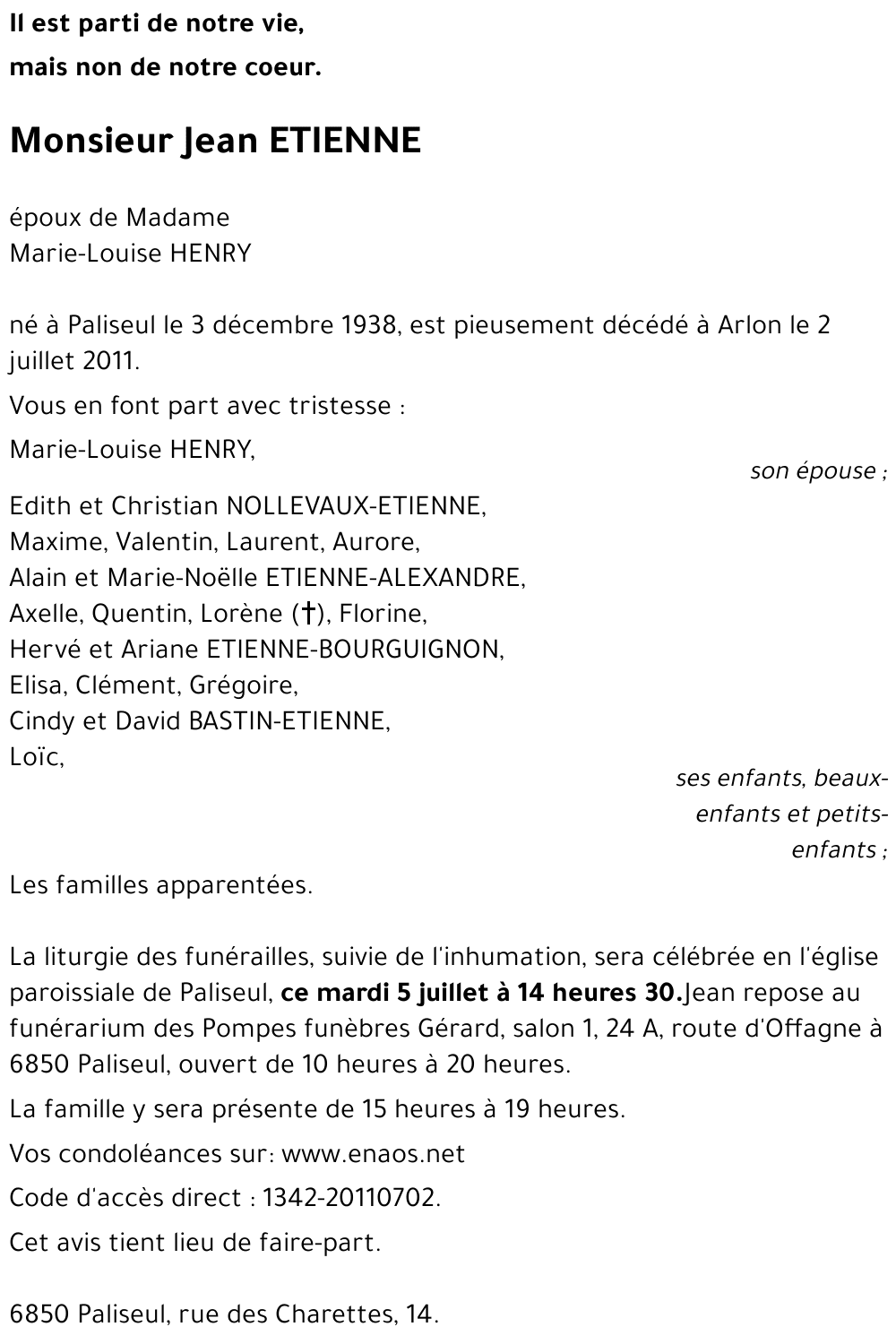 Jean ETIENNE