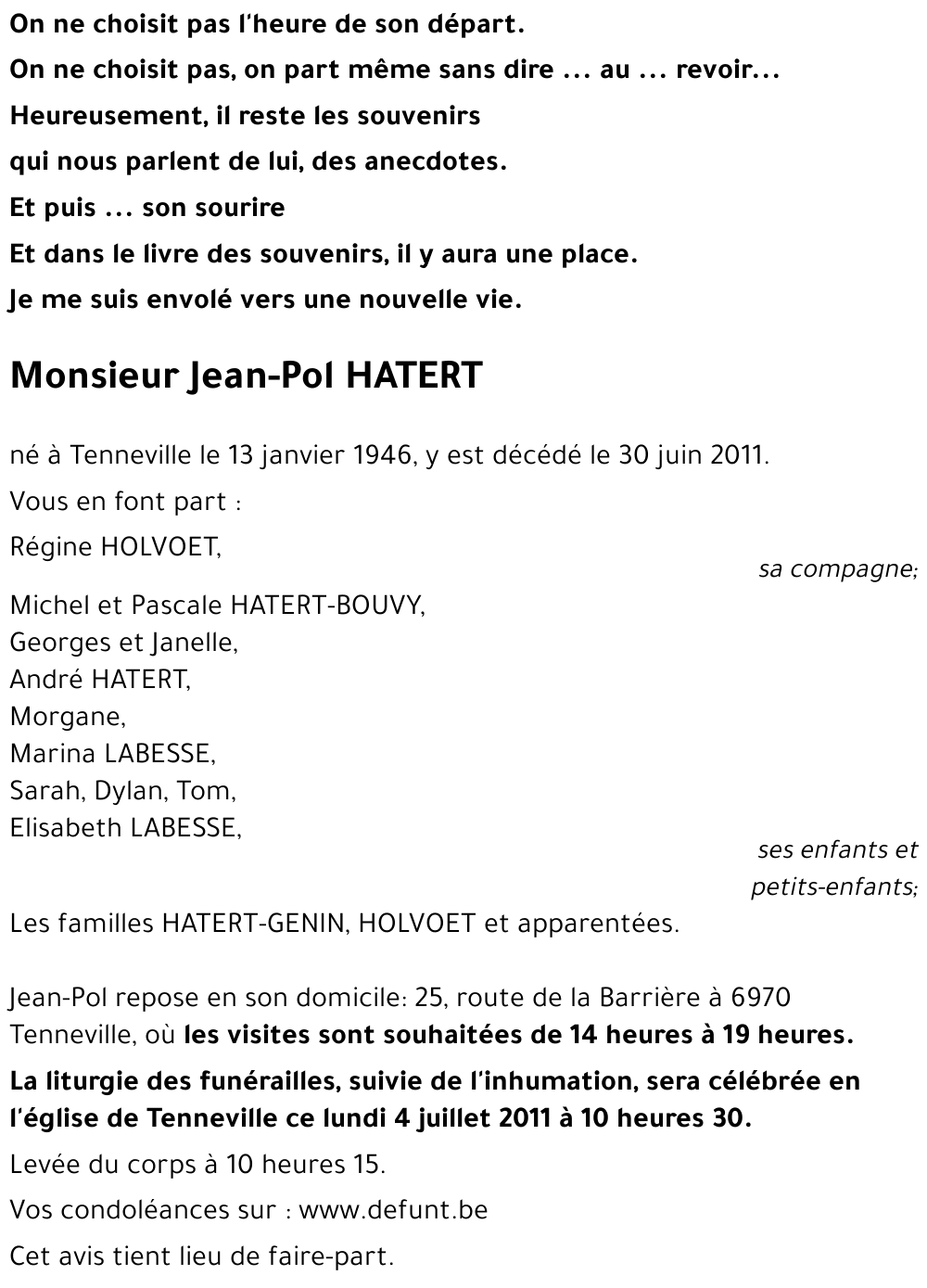 Jean-Pol HATERT