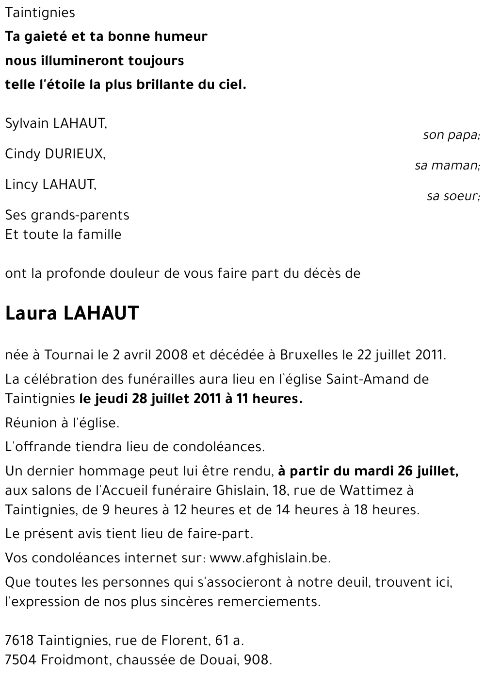 Laura LAHAUT