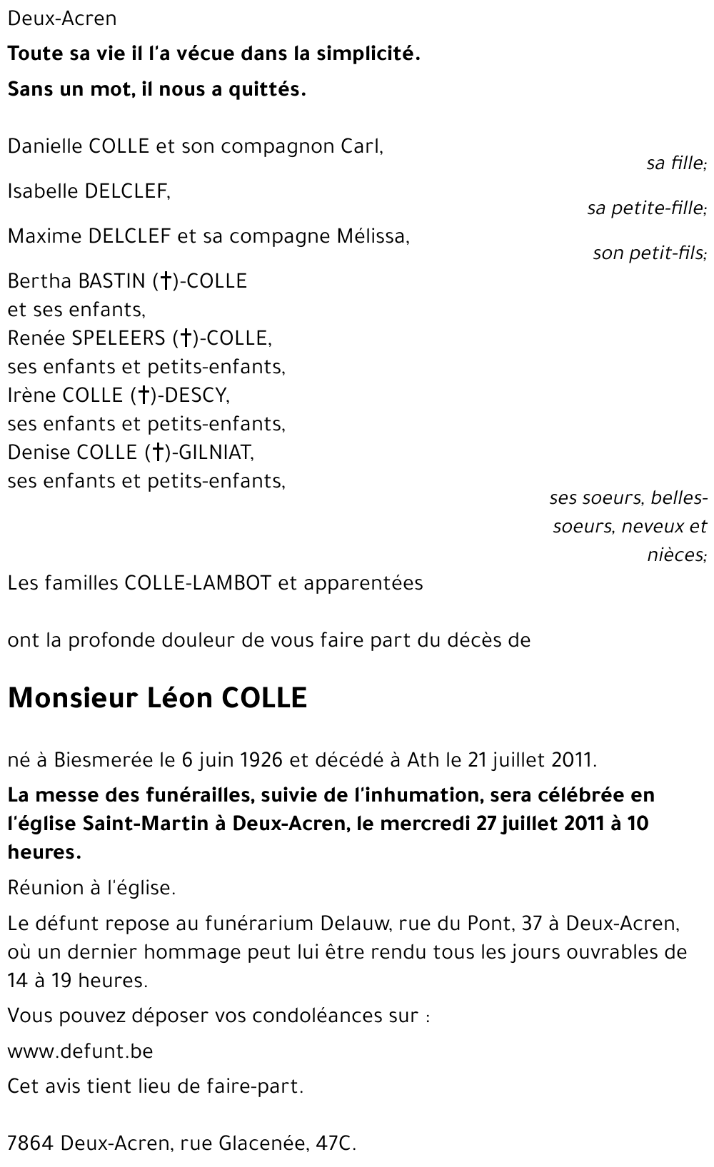 Léon COLLE