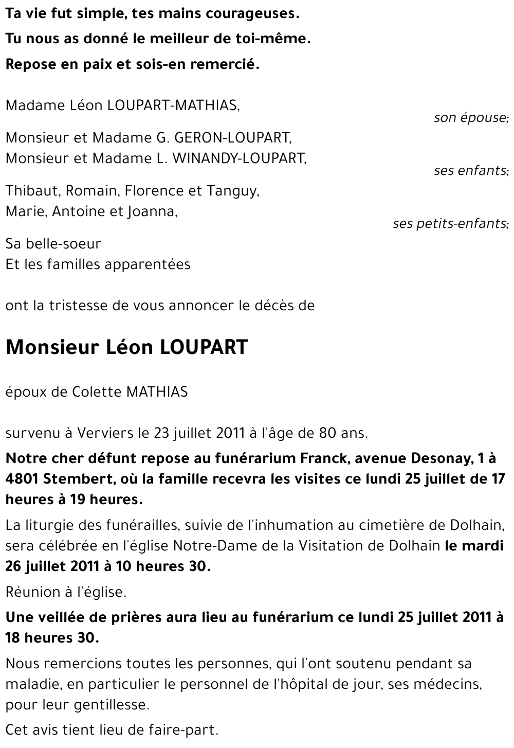 Léon LOUPART