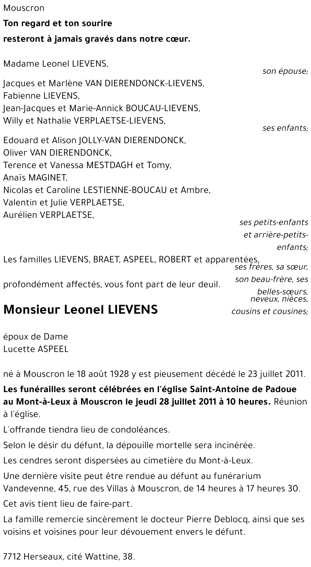 Leonel LIEVENS