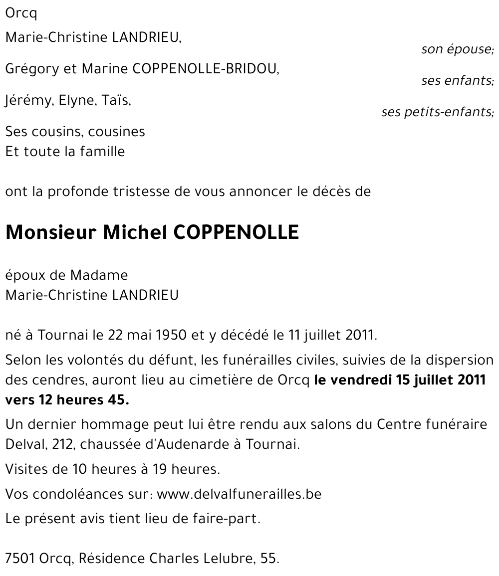 Michel COPPENOLLE