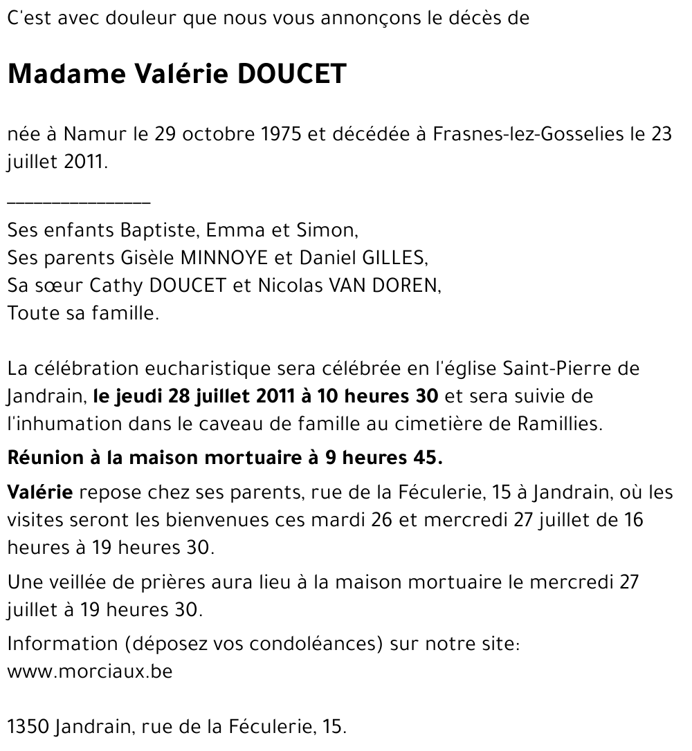 Valérie DOUCET