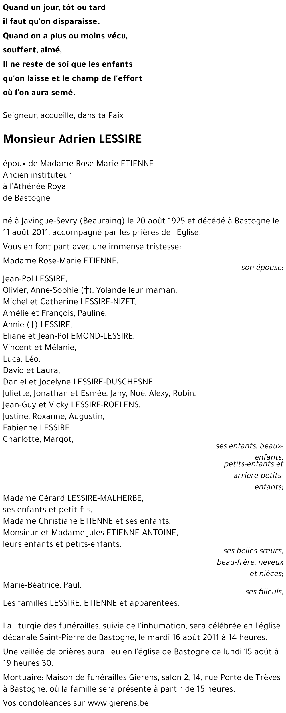 Adrien LESSIRE