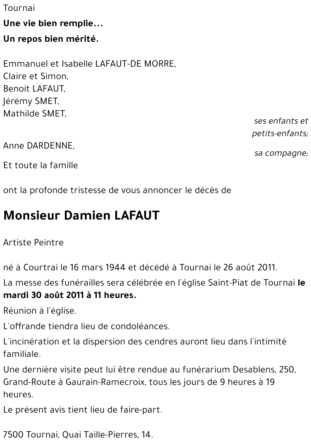 Damien LAFAUT