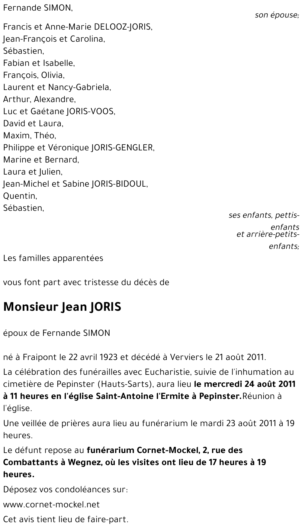 Jean JORIS