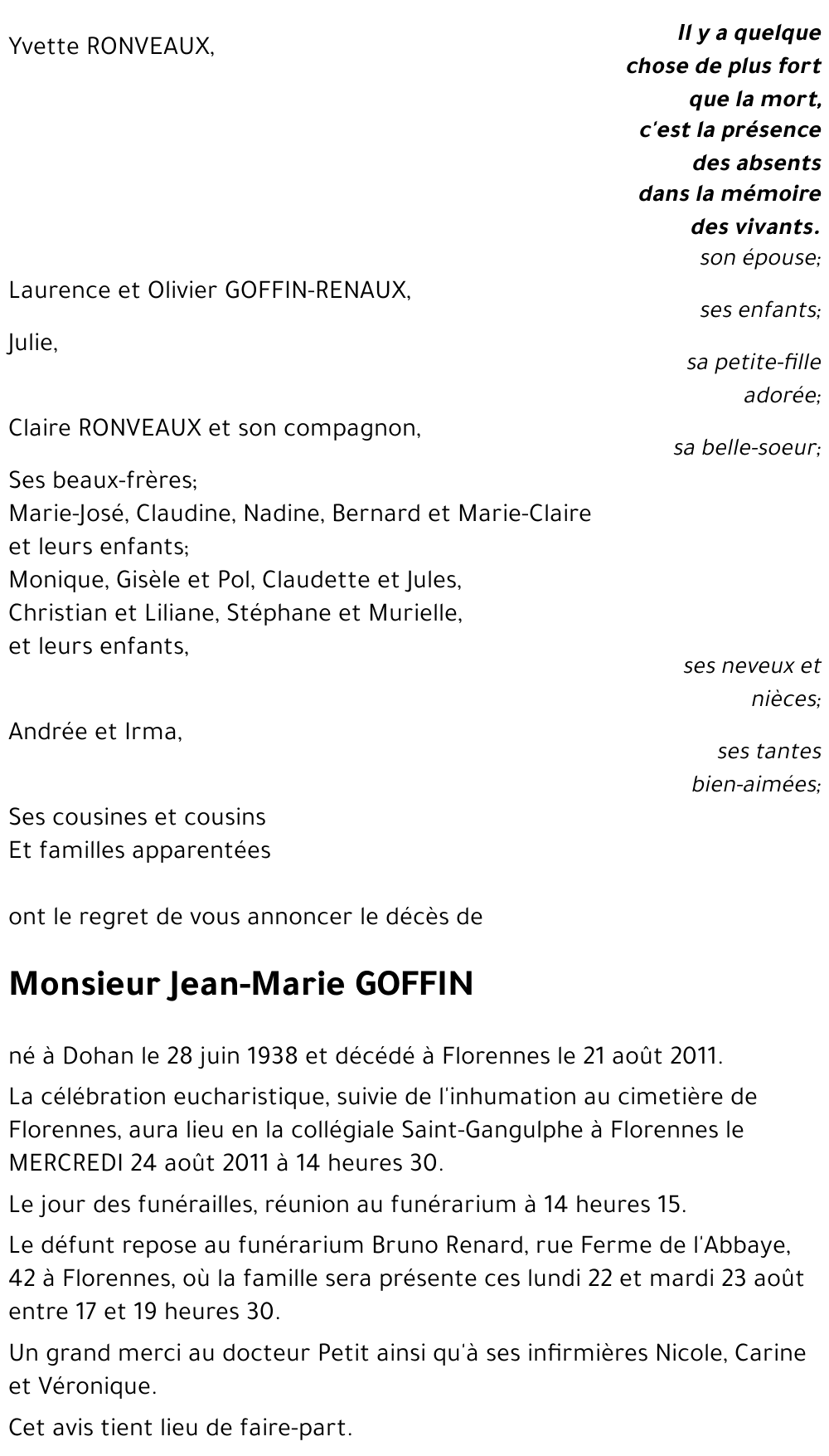Jean-Marie GOFFIN