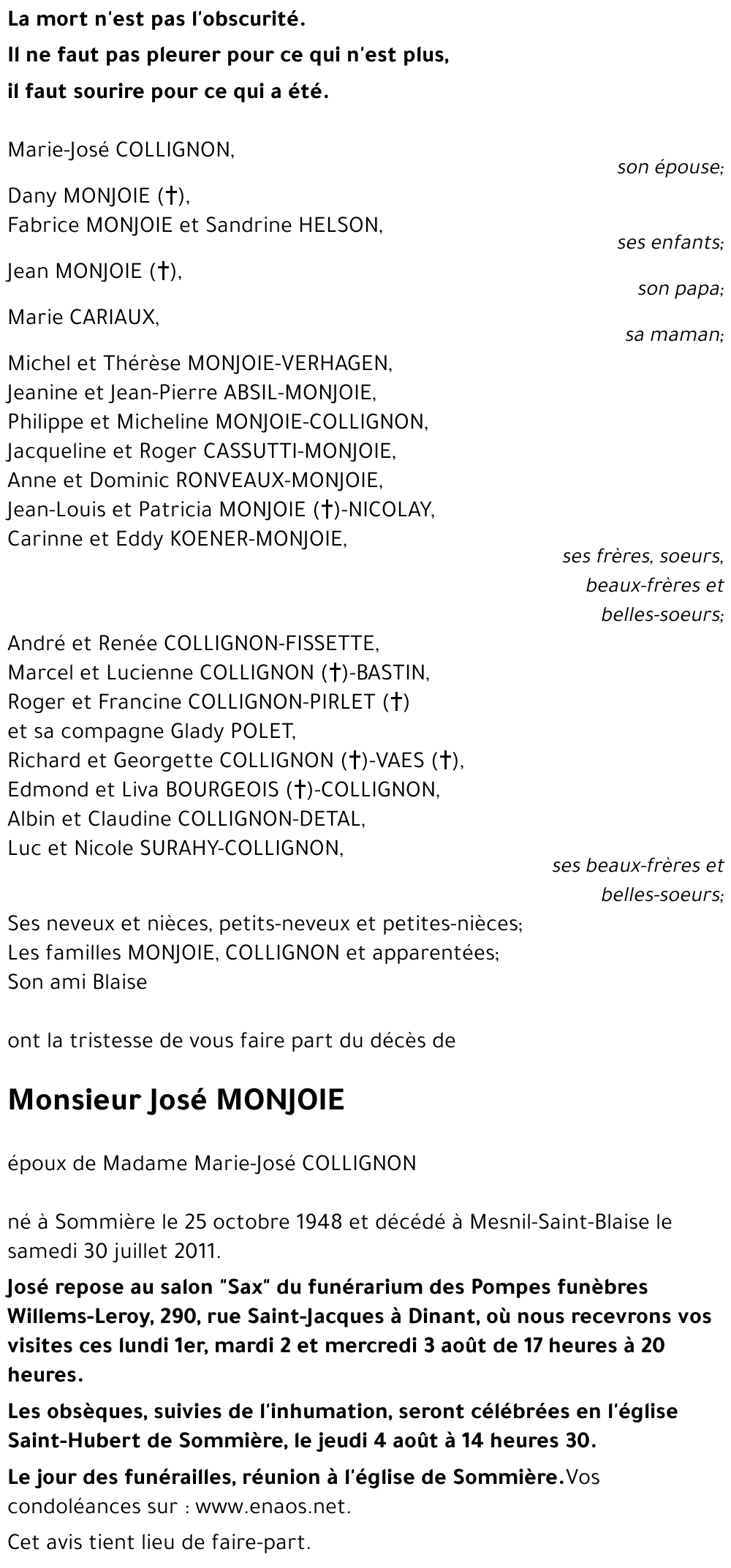 José MONJOIE