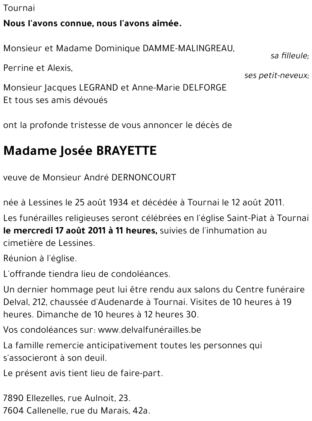 Josée BRAYETTE