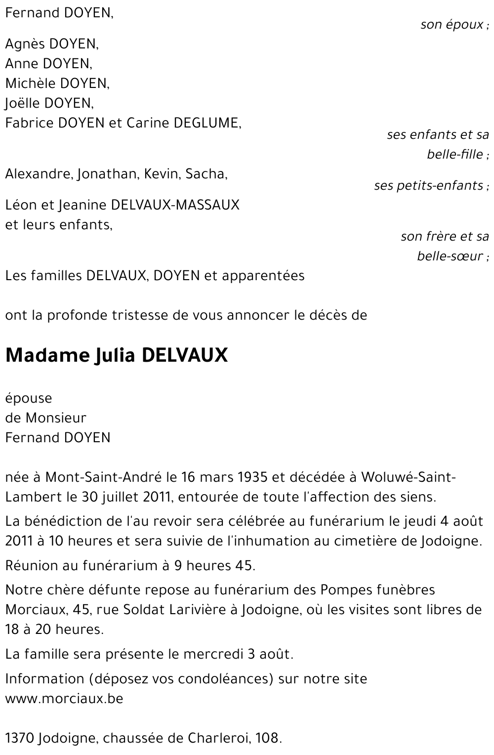 Julia DELVAUX