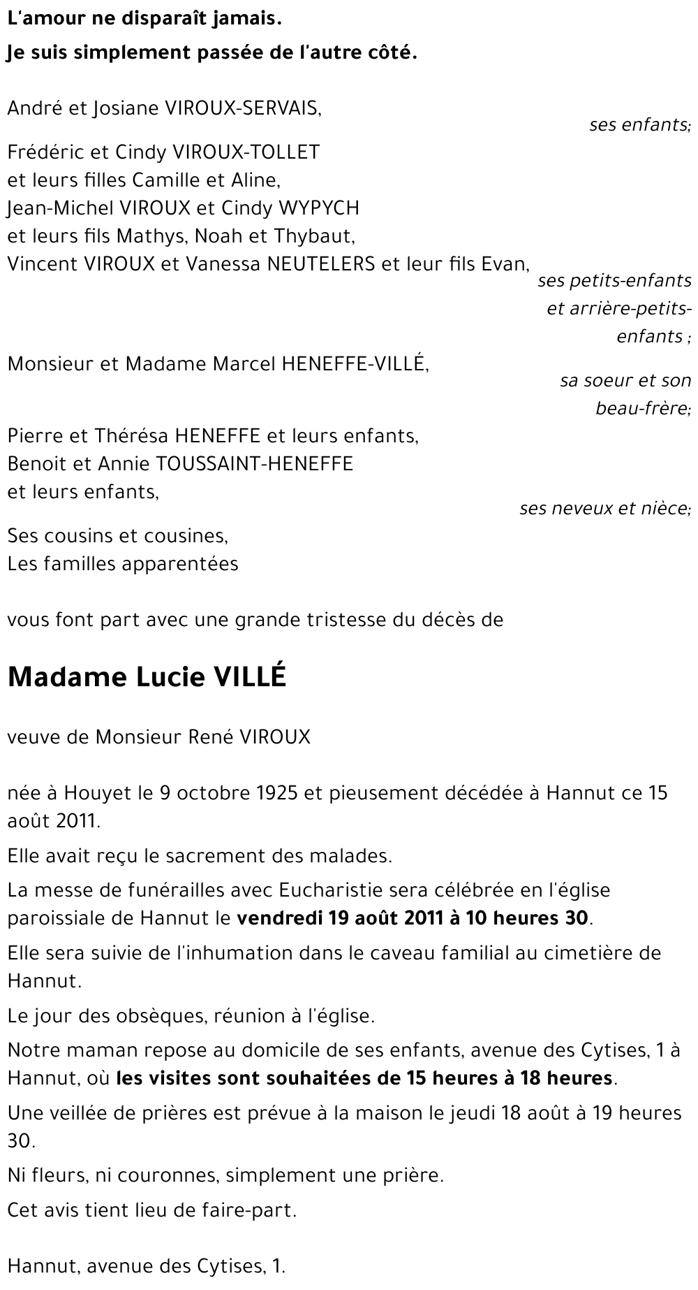 Lucie VILLé