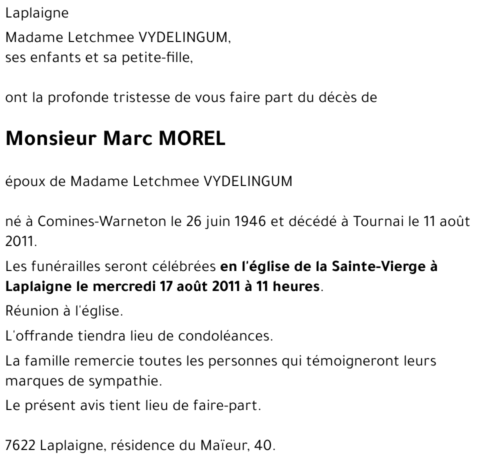 Marc MOREL