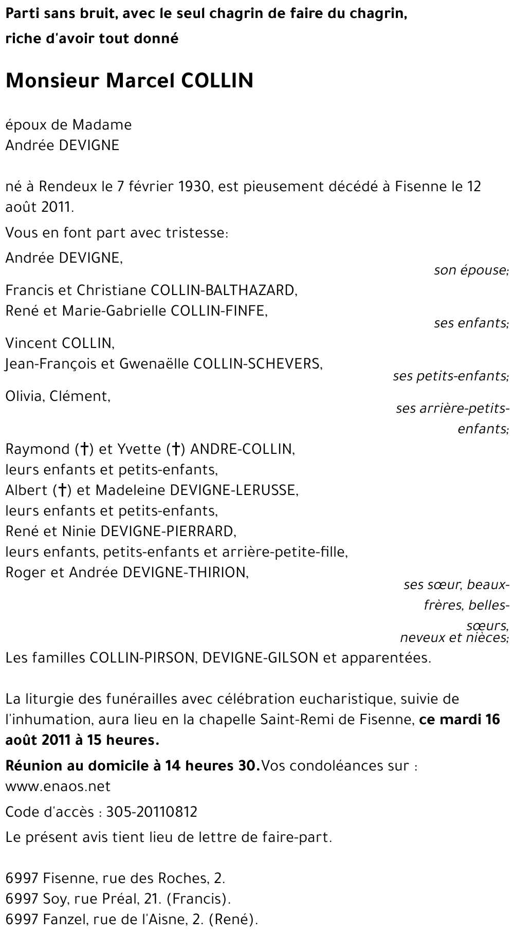 Marcel COLLIN