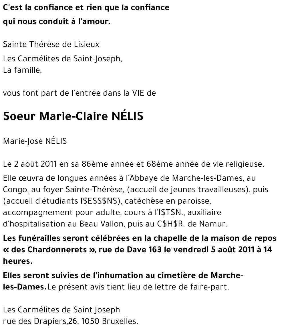 Marie-José NELIS