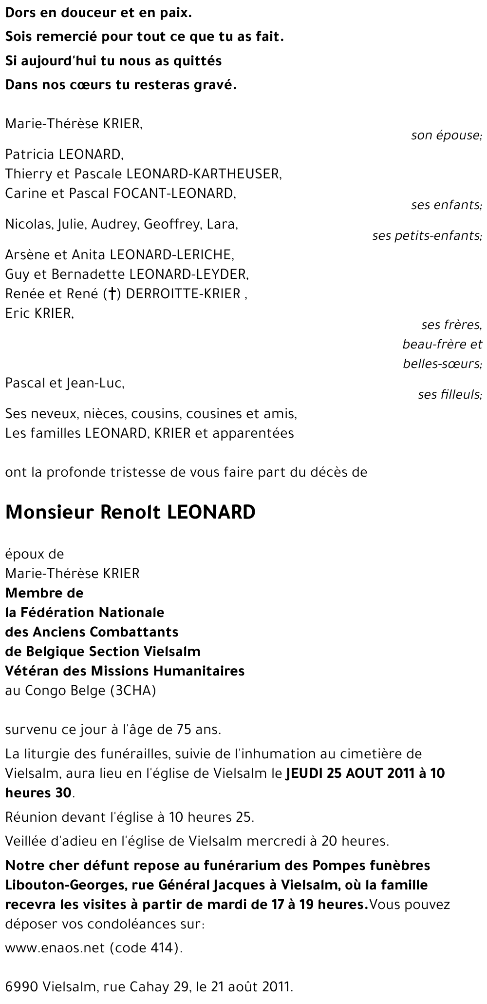 Renolt LEONARD