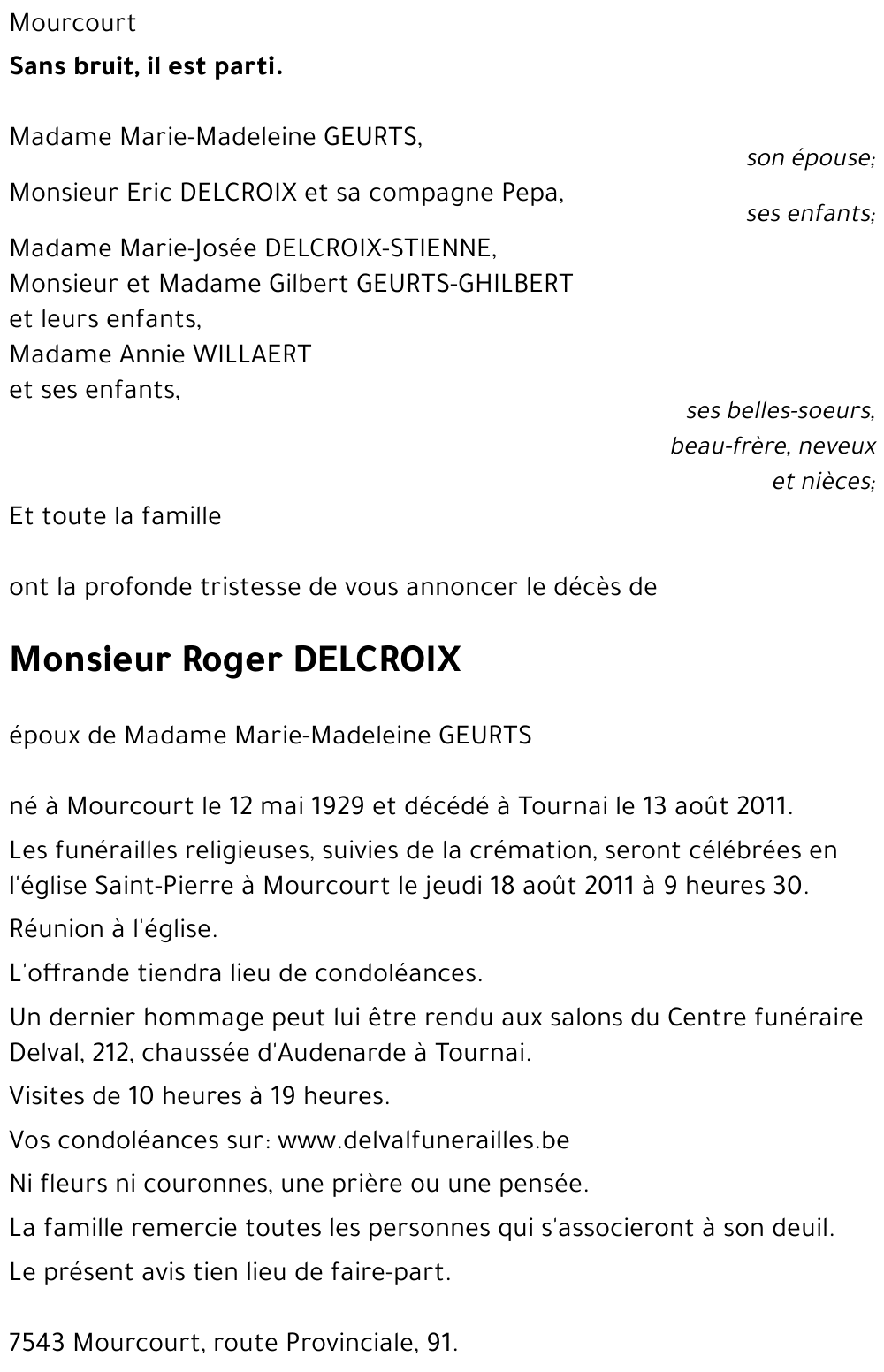 Roger DELCROIX