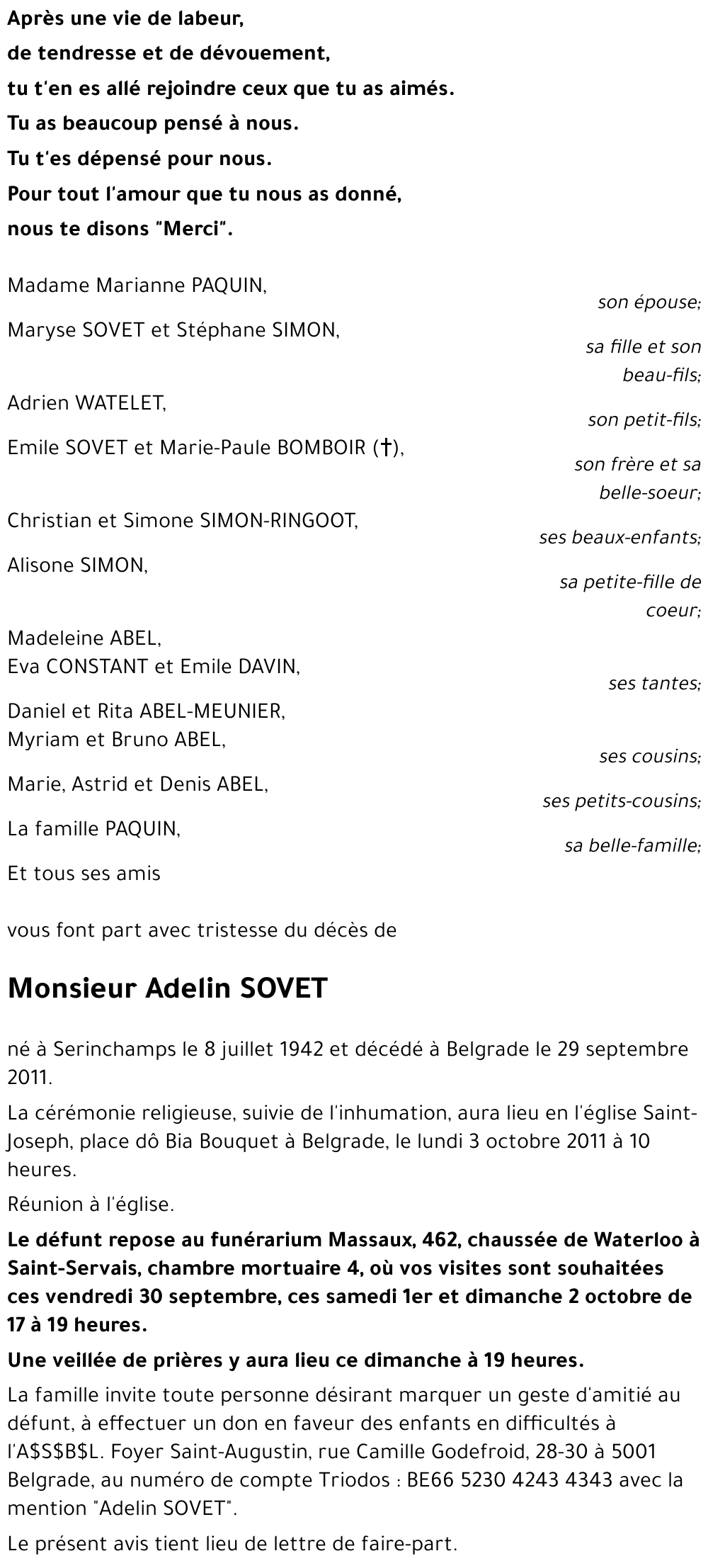Adelin SOVET