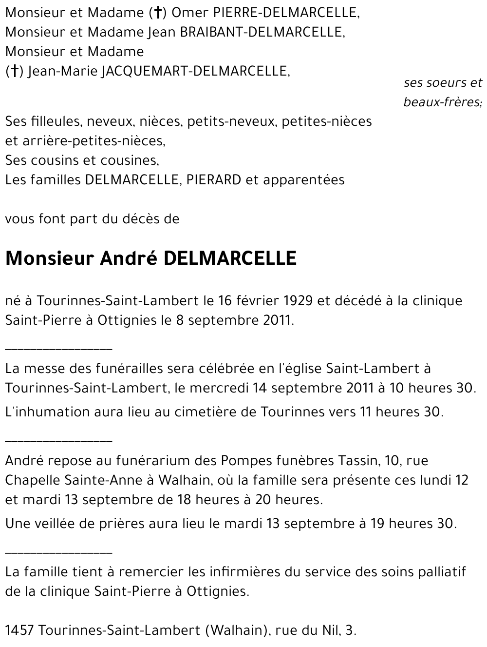 André DELMARCELLE