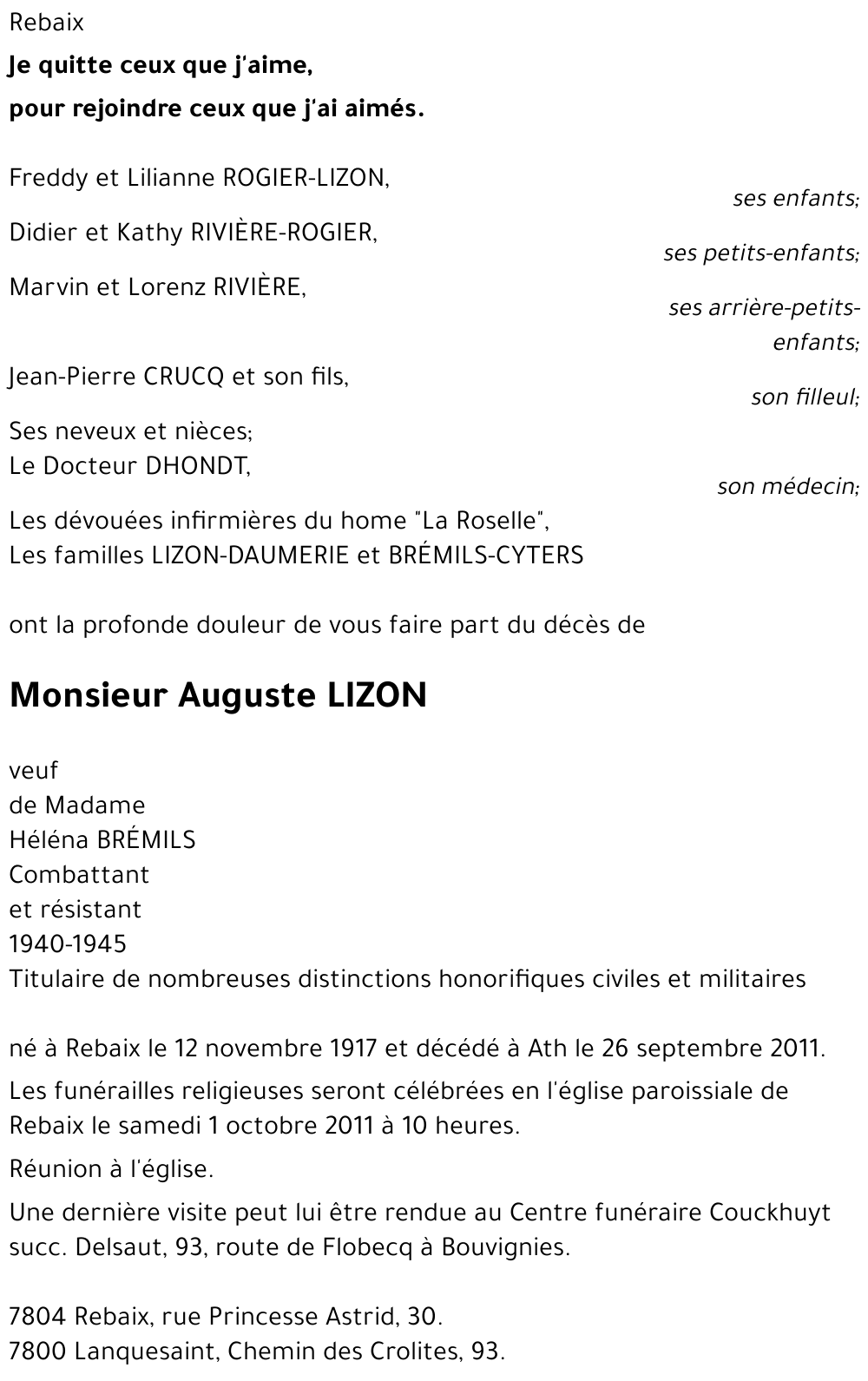 Auguste LIZON