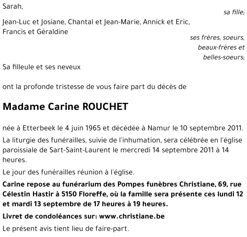 Carine ROUCHET