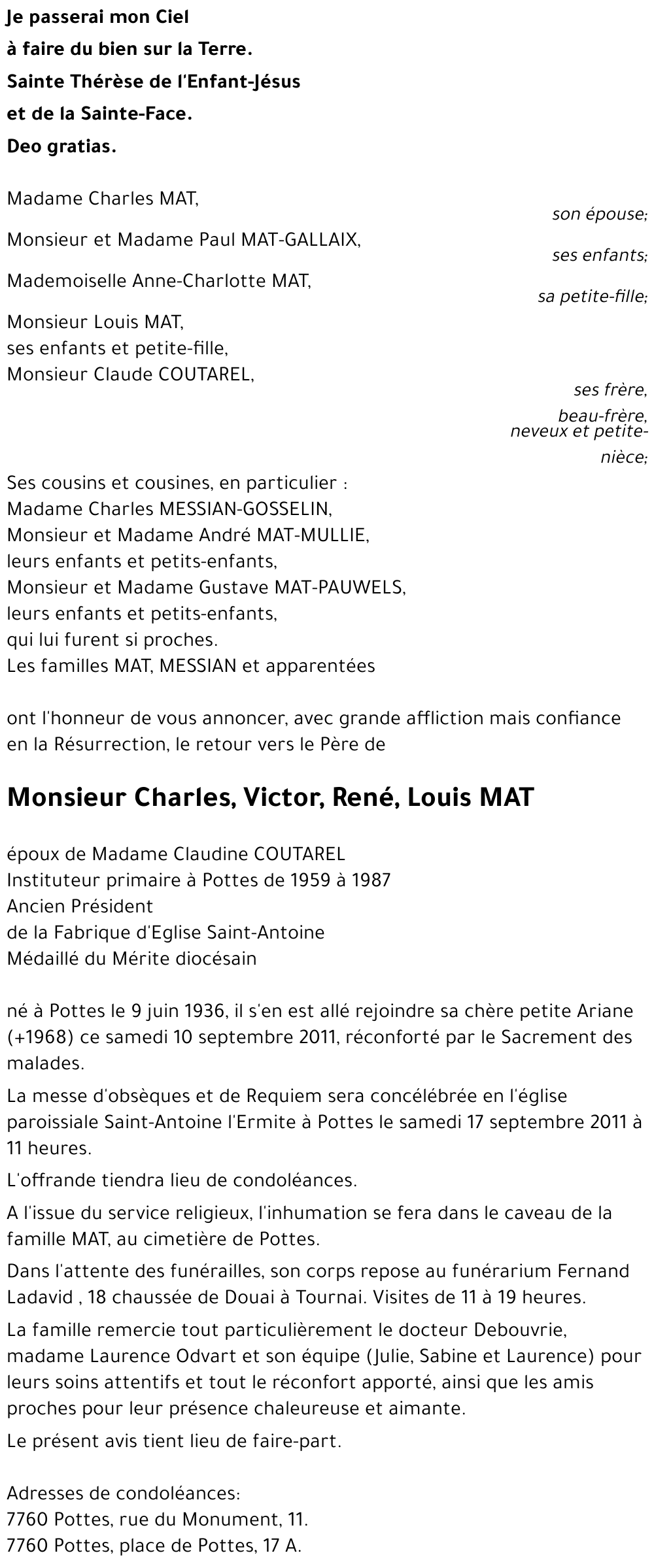 Charles MAT
