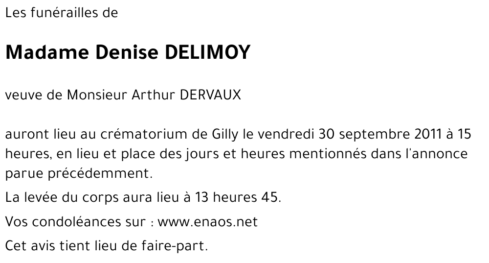 Denise DELIMOY