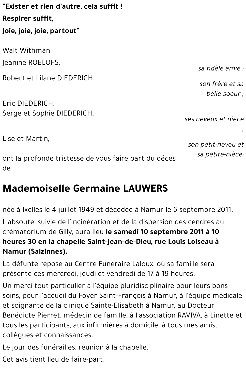 Germaine LAUWERS