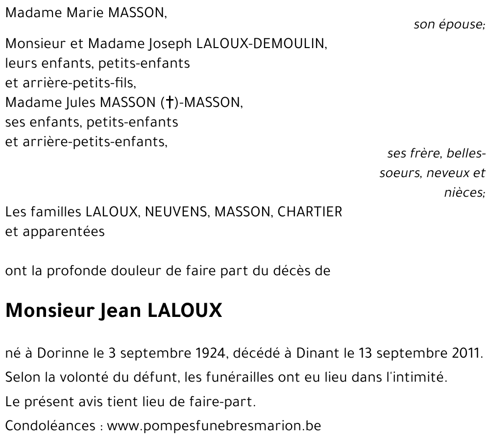 Jean LALOUX
