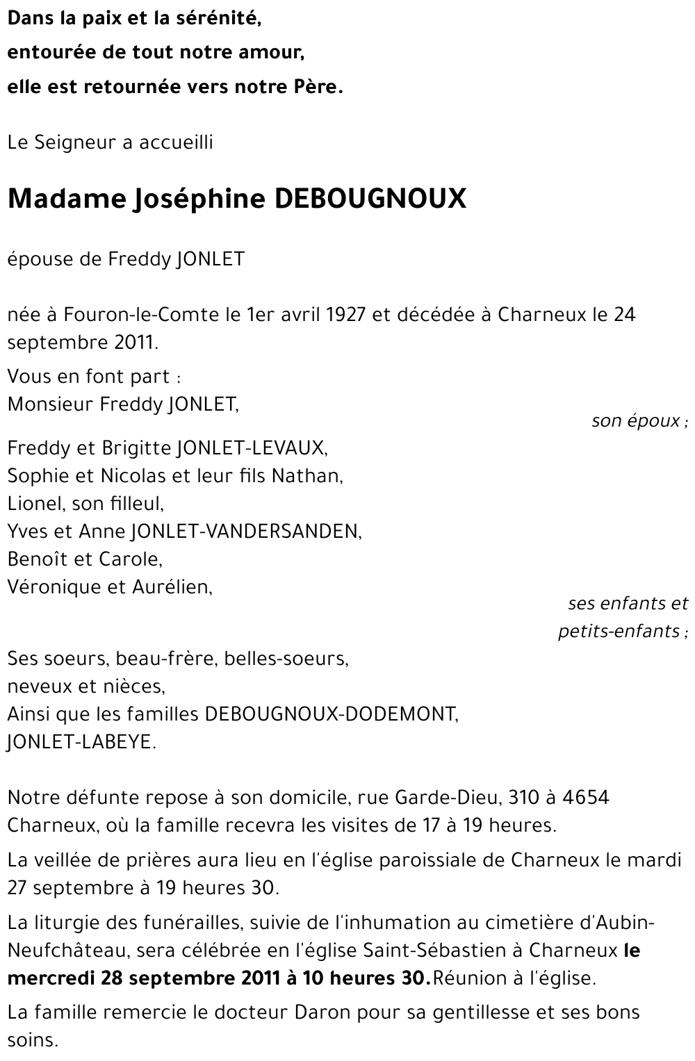 Joséphine DEBOUGNOUX