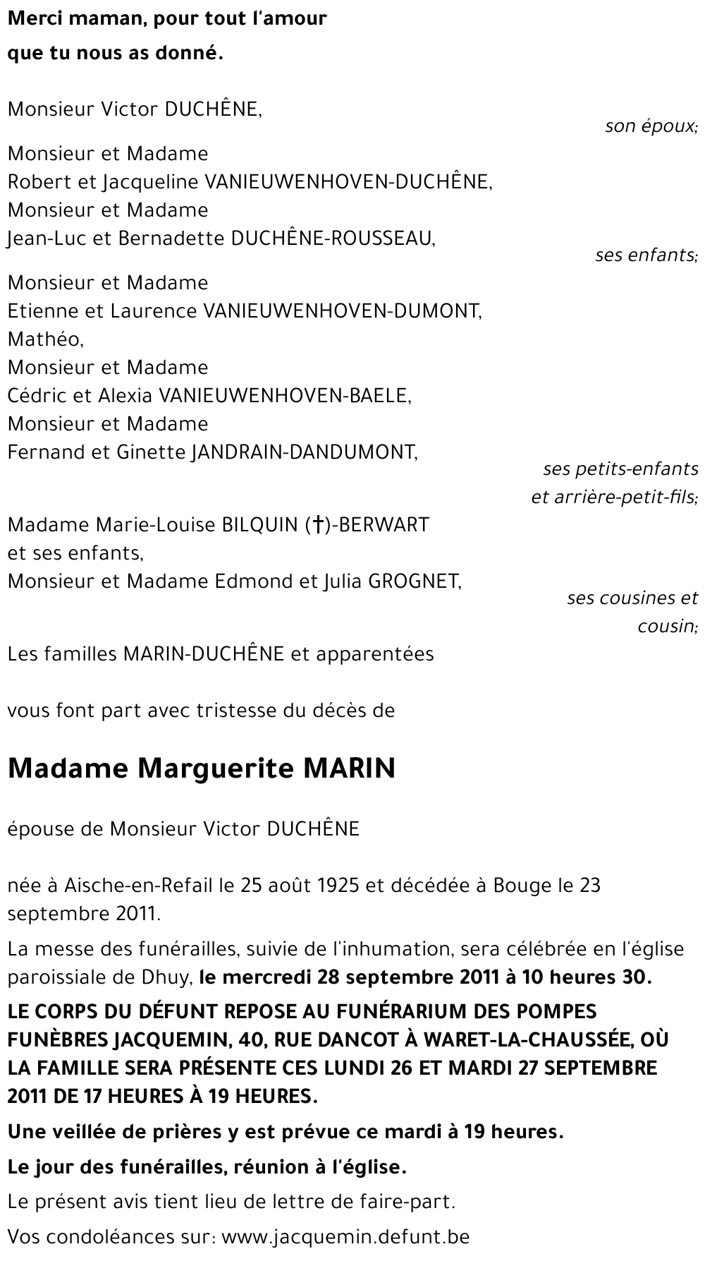 Marguerite MARIN