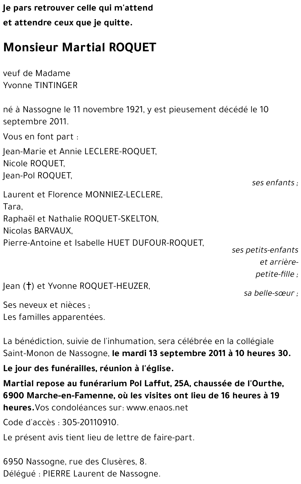 Martial ROQUET