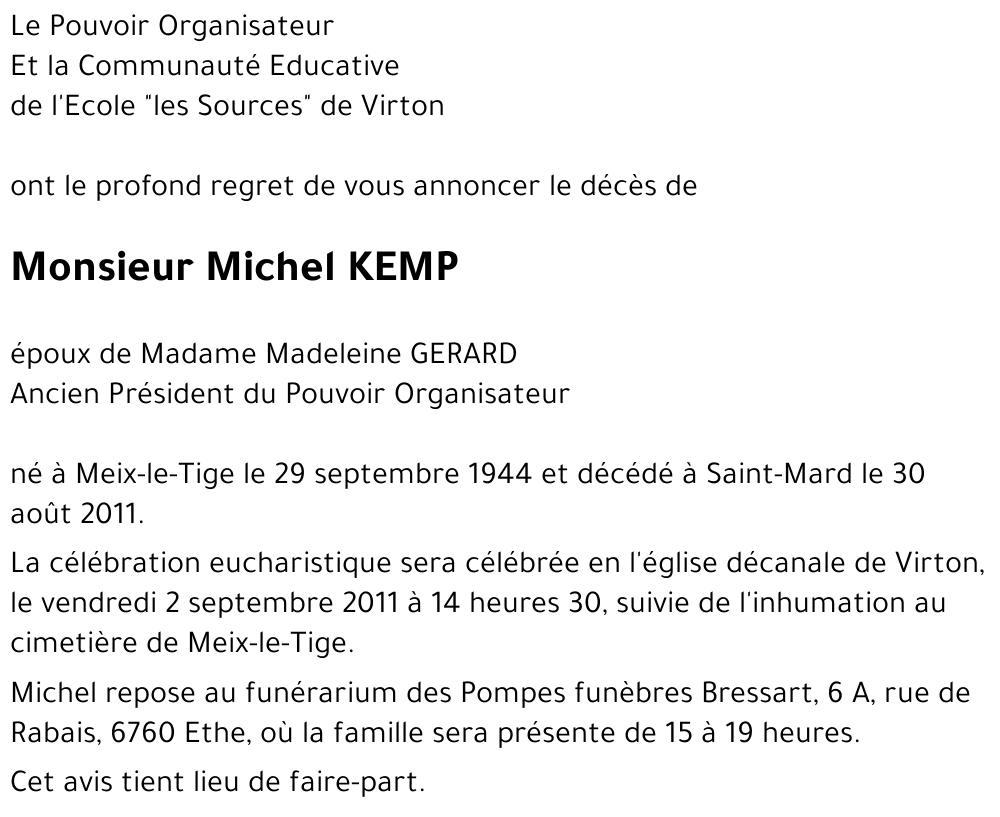 Michel KEMP