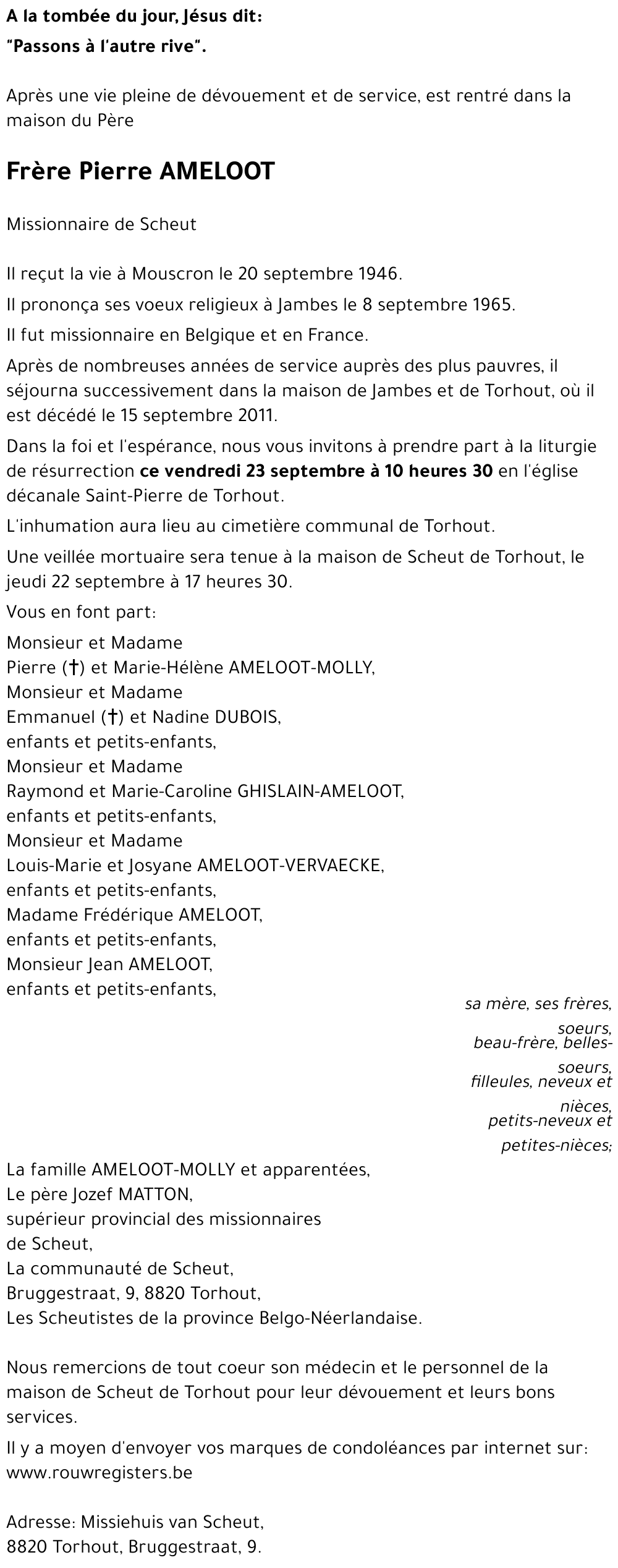 Pierre AMELOOT